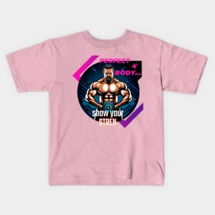 Gym perfect body Kids T-Shirt